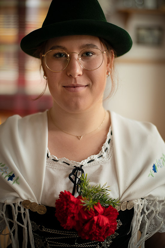 Portrait einer Glockenspielerin
